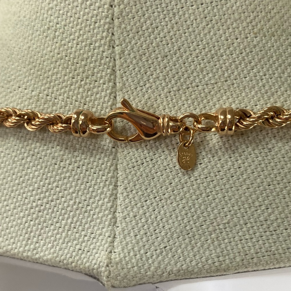 Gorgeous Bronze H Italy freshwater Pearl necklace - Picture 5 of 8